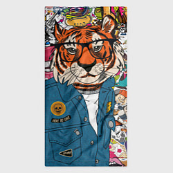 Бандана-труба Стикербомбинг с тигром, цвет: 3D-принт — фото 2