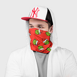 Бандана-труба Гринч Похититель Рождества, цвет: 3D-принт — фото 2