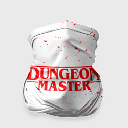 Бандана-труба DUNGEON MASTER BLOOD ГАЧИМУЧИ БЕЛЫЙ, цвет: 3D-принт