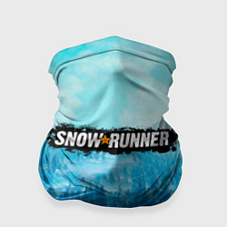 Бандана-труба SnowRunner СноуРаннер логотип, цвет: 3D-принт