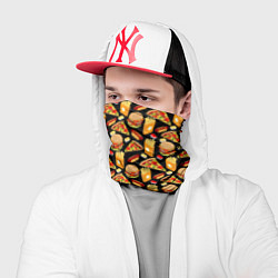 Бандана-труба Fast Food Фастфуд, цвет: 3D-принт — фото 2