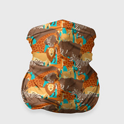 Бандана-труба Дикие Животные, цвет: 3D-принт