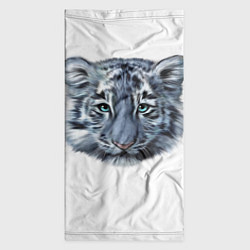 Бандана-труба Взгляд белого тигра, цвет: 3D-принт — фото 2