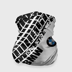 Бандана-труба BMW следы шин, цвет: 3D-принт