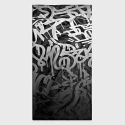 Бандана-труба GRAFFITI WHITE TAGS ГРАФФИТИ, цвет: 3D-принт — фото 2