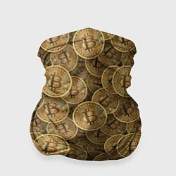Бандана-труба Bitcoins, цвет: 3D-принт