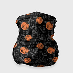 Бандана-труба BASKETBALL - Баскетбол, цвет: 3D-принт