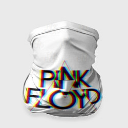 Бандана-труба PINK FLOYD LOGO ПИНК ФЛОЙД ГЛИТЧ, цвет: 3D-принт