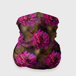 Бандана-труба Полевые цветы паттерн, цвет: 3D-принт