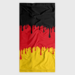 Бандана-труба Флаг Германии потёки, цвет: 3D-принт — фото 2