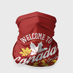 Бандана-труба Канада Canada, цвет: 3D-принт