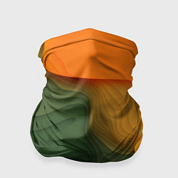 Бандана-труба Зеленые дюны, цвет: 3D-принт