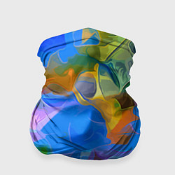 Бандана-труба Цветочный узор Summer, цвет: 3D-принт