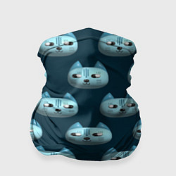 Бандана-труба Мордочки котов с эффектом 3d Паттерн, цвет: 3D-принт