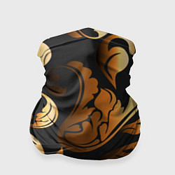Бандана-труба Узоры и листья, цвет: 3D-принт