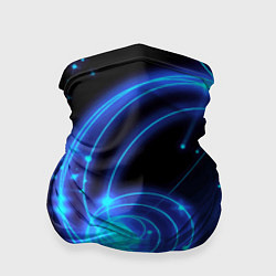 Бандана-труба Неоновый космос Neon space, цвет: 3D-принт