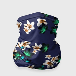 Бандана-труба Цветы Узор Дицы, цвет: 3D-принт