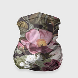 Бандана-труба Цветы Красивый Цветочный Букет Георгин, цвет: 3D-принт