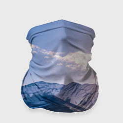 Бандана-труба Горы Лес Солнце, цвет: 3D-принт