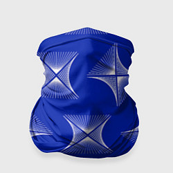 Бандана-труба ABSTRACT PATTERN ON A BLUE BACKGROUND, цвет: 3D-принт