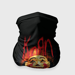 Бандана-труба KoЯn Korn обложка, цвет: 3D-принт