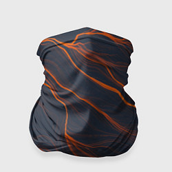 Бандана-труба Оранжевая Молния, цвет: 3D-принт