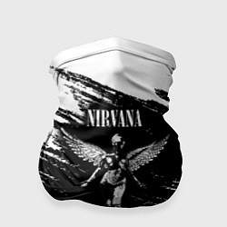 Бандана-труба NIRVANA in utero НИРВАНА брызги краски, цвет: 3D-принт