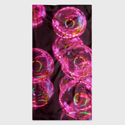 Бандана-труба Неоновые сюрреалистичные пузыри - Розовый, цвет: 3D-принт — фото 2