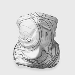 Бандана-труба Топографическая Карта Гор, цвет: 3D-принт