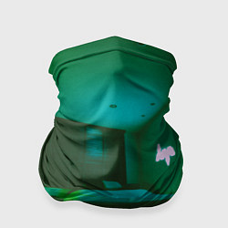 Бандана-труба Неоновая спальня - Зелёный, цвет: 3D-принт