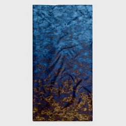 Бандана-труба Marble texture blue brown color, цвет: 3D-принт — фото 2