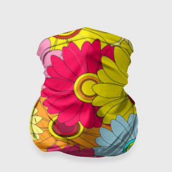 Бандана-труба CHAMOMILE CHRYSANTHEMUMS, цвет: 3D-принт