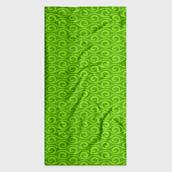 Бандана-труба Зеленые волнистые узоры, цвет: 3D-принт — фото 2