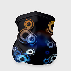 Бандана Круги на черном фоне