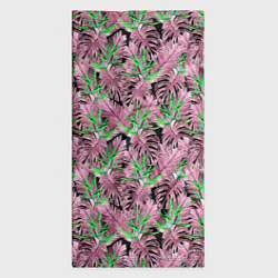 Бандана-труба Tropical plants in brown and green, цвет: 3D-принт — фото 2