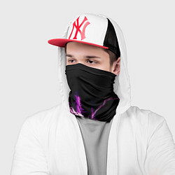 Бандана-труба Сверкающая молния во тьме, цвет: 3D-принт — фото 2