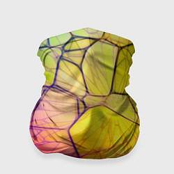 Бандана-труба Абстрактные цветные фигуры, цвет: 3D-принт
