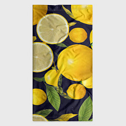 Бандана-труба Лимонные дольки, цвет: 3D-принт — фото 2