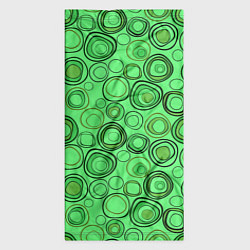 Бандана-труба Ярко-зеленый неоновый абстрактный узор, цвет: 3D-принт — фото 2