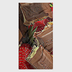 Бандана-труба Клубника и шоколад Рошен, цвет: 3D-принт — фото 2