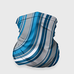 Бандана-труба Волнистые полосы - текстура, цвет: 3D-принт
