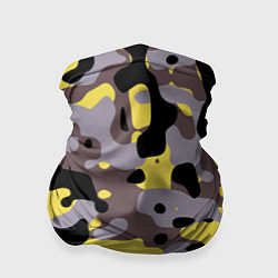 Бандана-труба Камуфляж Yellow Stinger, цвет: 3D-принт