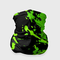 Бандана-труба Black & Green, цвет: 3D-принт