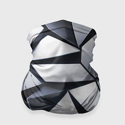Бандана-труба Объемные кристаллы - паттерн, цвет: 3D-принт