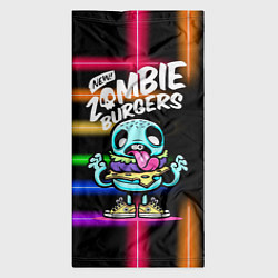 Бандана-труба Zombie burgers - Pop Art, цвет: 3D-принт — фото 2