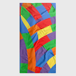 Бандана-труба Разноцветные текстуры и паттерны, цвет: 3D-принт — фото 2