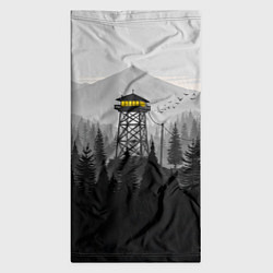 Бандана-труба Firewatch дождь, цвет: 3D-принт — фото 2