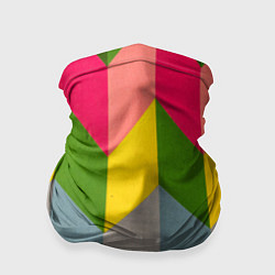 Бандана Разноцветный ромбический абстрактный паттерн
