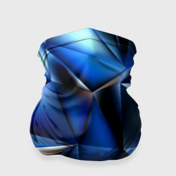 Бандана Polygon blue abstract