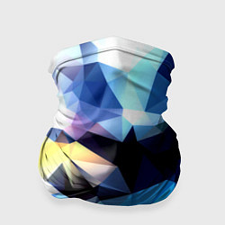 Бандана Polygon blue abstract collection